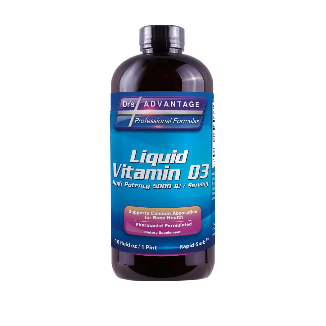 Dr's Advantage Liquid Vitamin D3 5000 IU 16oz.