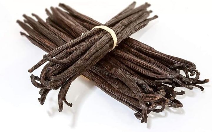 Azinas - Madagascan Bourbon Vanilla Pods, 500g Whole Grade A, Organic Vanilla Beans for Baking -15cm to 18cm
