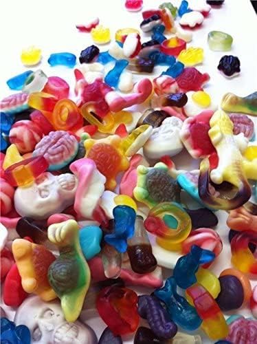 Jelly Pick And Mix Sweets - 1KG Bag - Jelly Mix - Assortment Of Gummy Jelly Pick n Mix Party Sweets - Candy Cart - Sweet Table