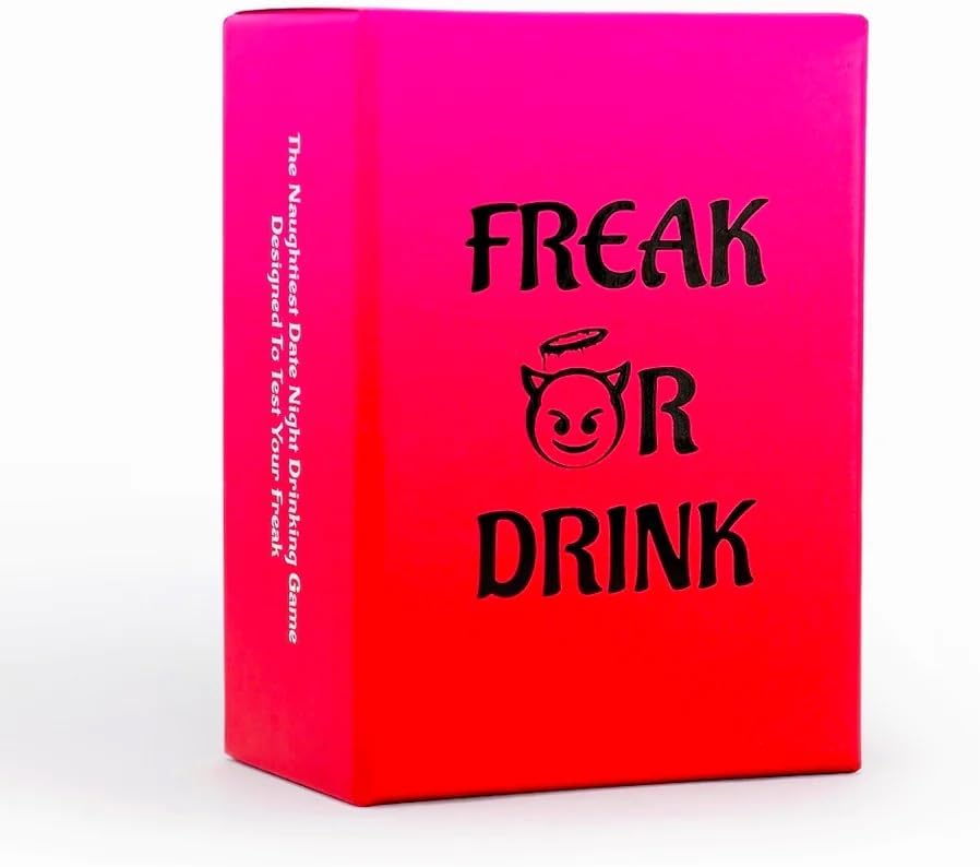 Freak Or Drink - The Freakiest Couple Drinking Game Perfect For Date Nights, Birthdays & Anniversaries | Valentines Gifts For Him | Valentines Gifts For Her | Couple Gifts | Couple Games