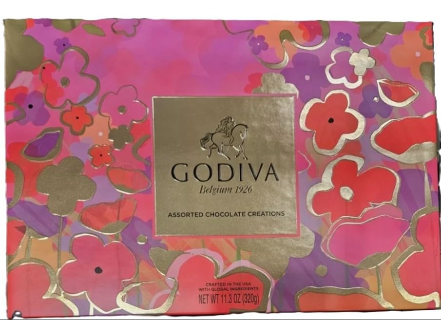 Godiva Assorted Chocolate Creations Spring Box 27 Pieces