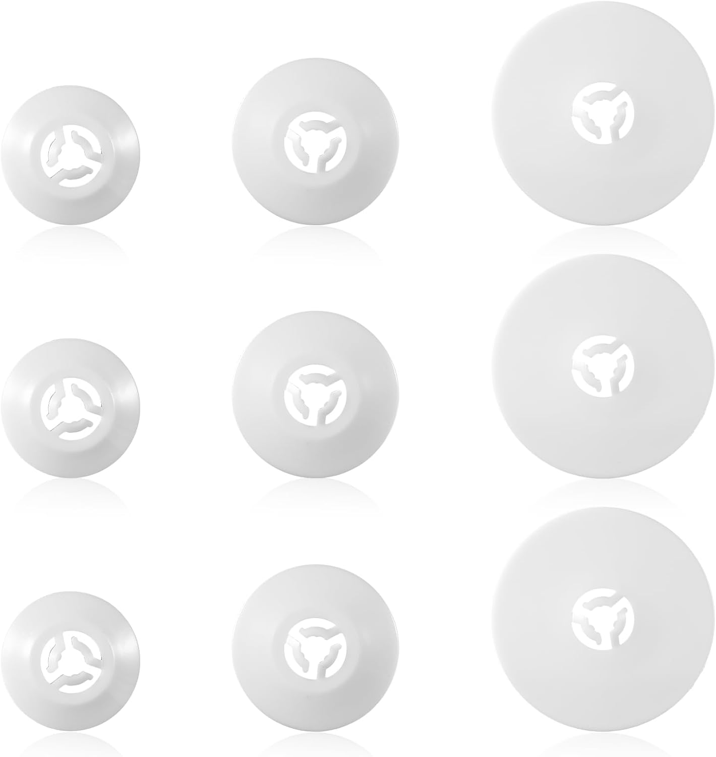 6pcs Sewing Machine Spool Pin Caps, 3 Sizes Small Medium Large Sewing Machine Spool Pin Cap Replacement Parts for Holding Bobbins and Other Sew Accessories Tools