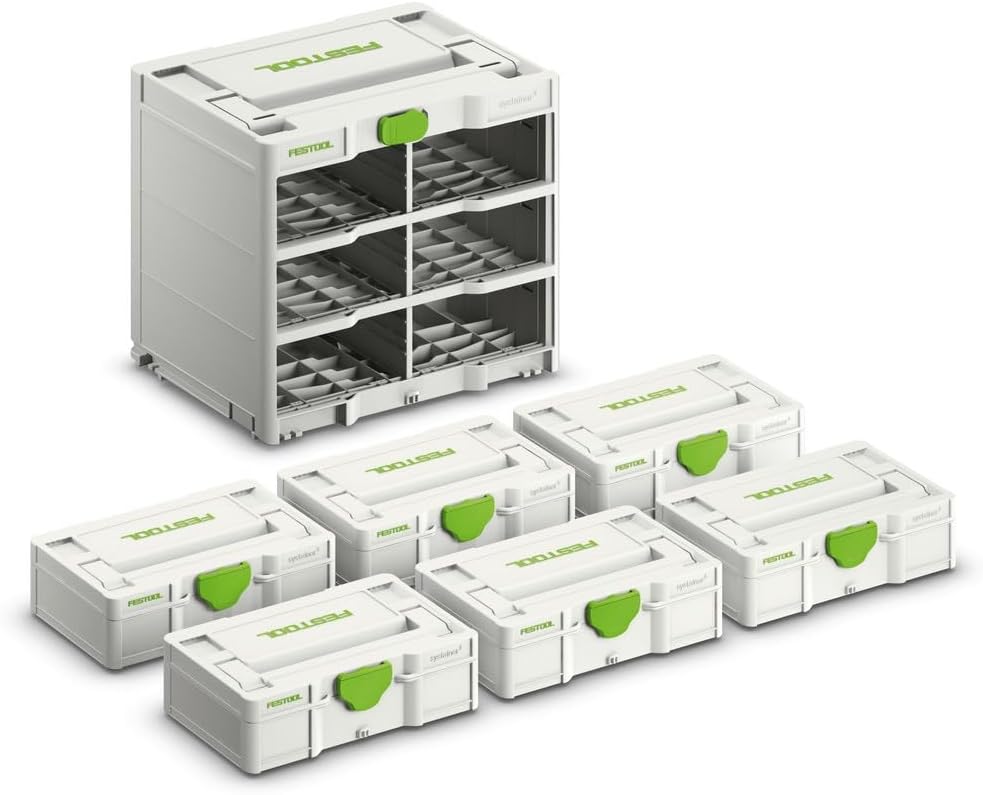 Festool Systainer³ Rack SYS3-RK/6 M 337-Set