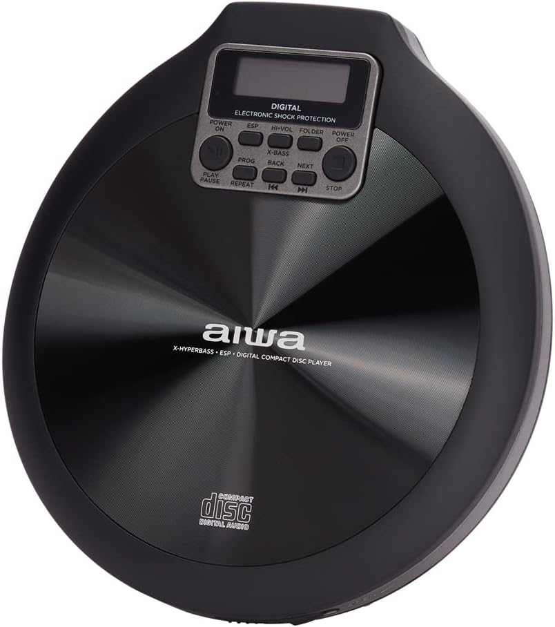 AIWA PCD-810BK CD Player Grey and Black