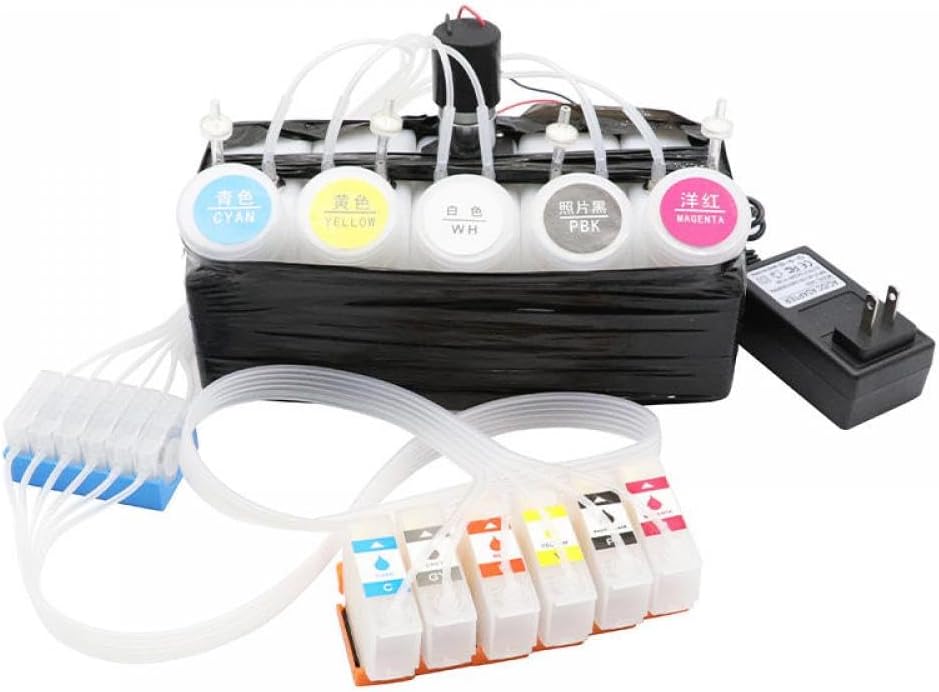 DTF CISS Ink Supply System Compatible XP-15000 XP-15010 XP-15080 with White Ink Striker Without Chip