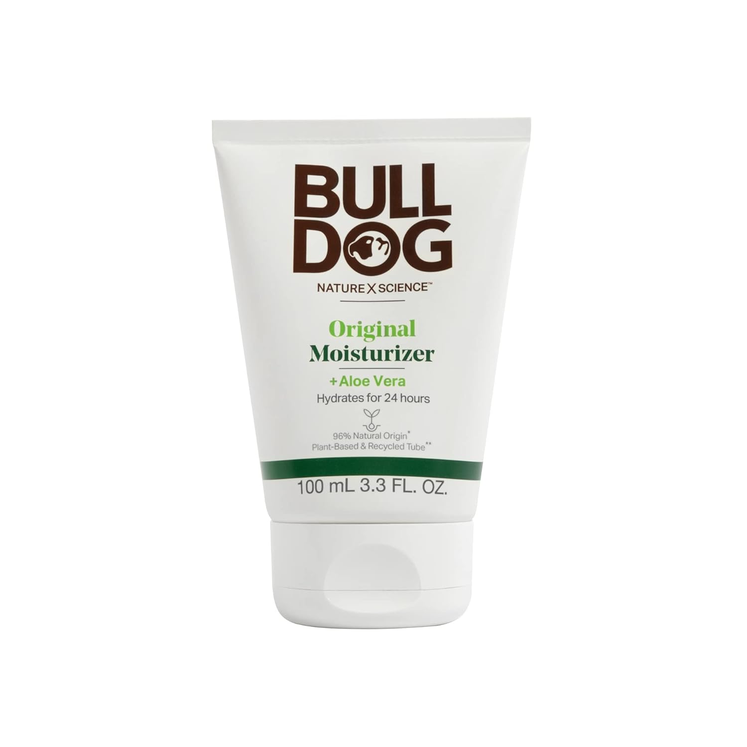BULLDOG Mens Skincare and Grooming Face Moisturizer Original, 3.3 Fluid Ounce