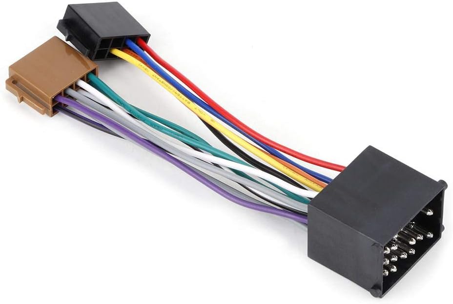 KIMISS Radio Wiring Harness, Fits for E36 E46 E39 Car Stereo Harness Radio Adapter Stereo Harness Cable ISO Plug Radio Wire Cable Connector Adapter