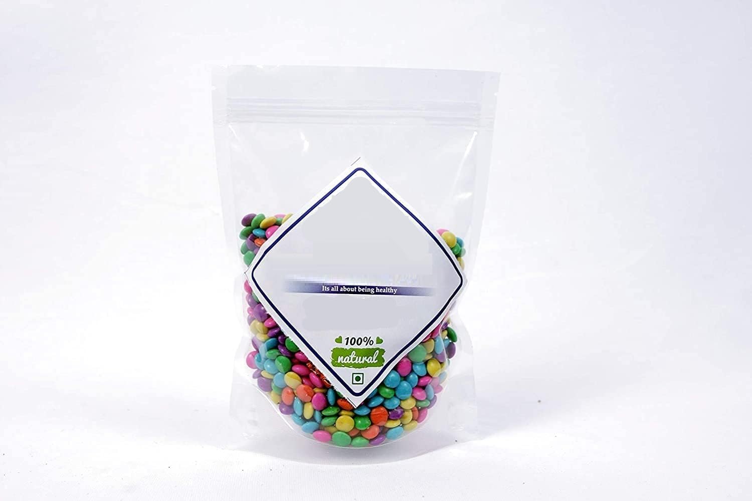 DT Delicious Colorful Chocolate Tablets | Multi Color Sweet Buttons | Toffee Candy - 900gm