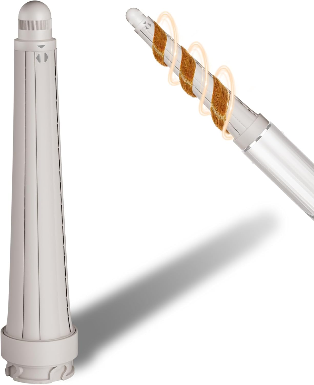 Long Barrel Hair Curling Compatible with Shark Flex Style Attachment, 0.78-1.4Inch Conical Hair Curlers Compatible with Shark FlexStyle HD435/430, Self-Curling Barrel With Both Curl Directions