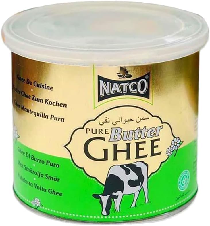 Natco Pure Butter Ghee | Desi Ghee Indian Origin | Ideal for High-Temperature Cooking, Sweets, Snacks & Daily Use | Safe Packaging (500g)