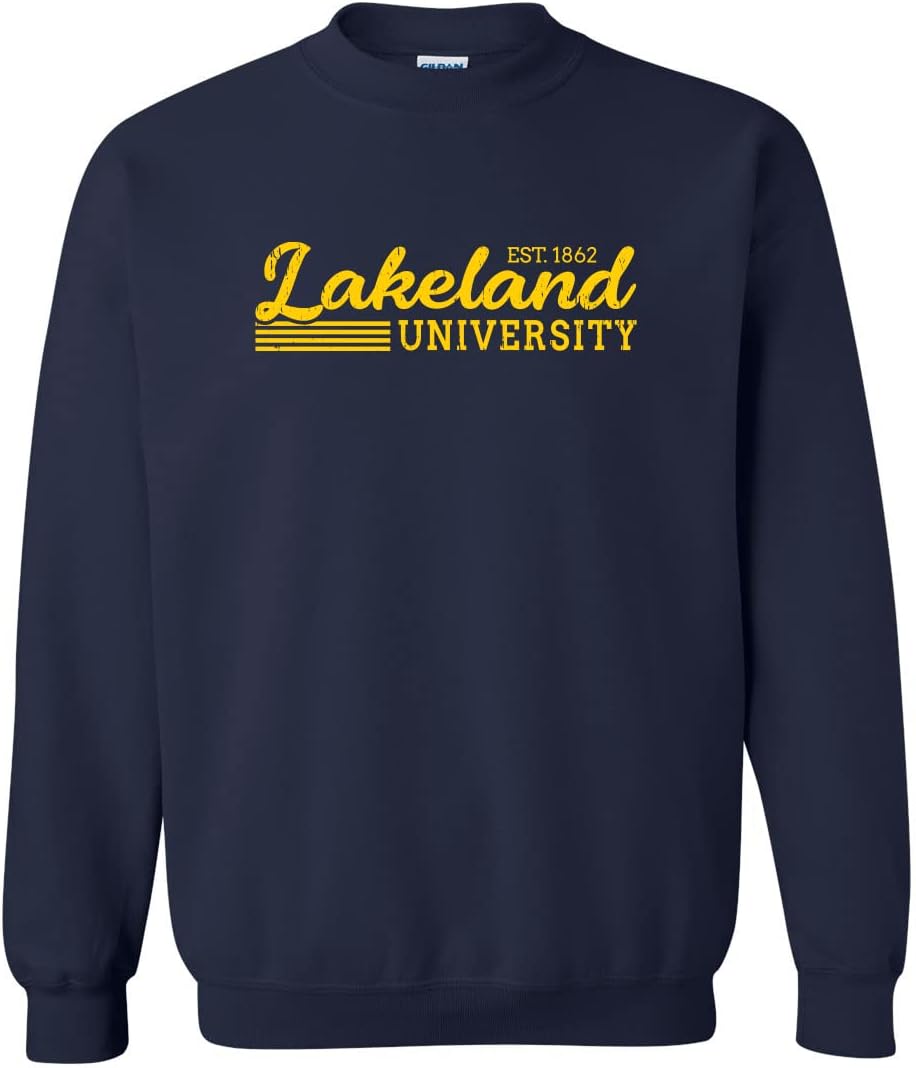 Vintage Lakeland University Unisex Crewneck Sweatshirt - Lakeland Muskies Apparel