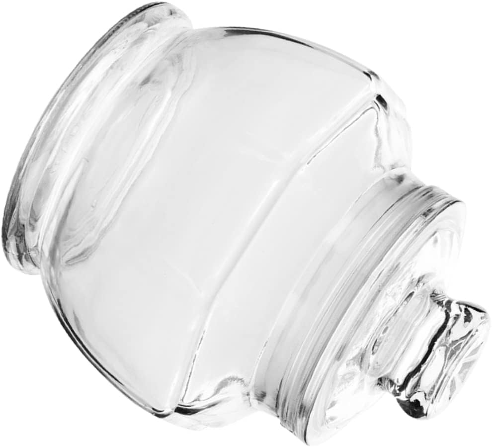 Zerodeko Large Capacity Glass Food Storage Jar Airtight Pickle Container for Cereals Beans and Pantry Staples Elegant Design for Use