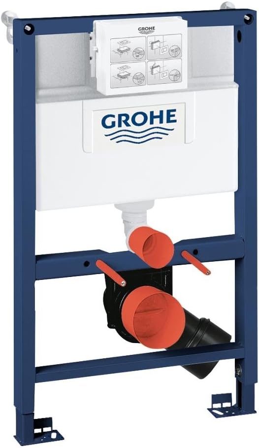 GROHE 38948000 0.82m Rapid SL 2-in-1 Universal Installation System with 6-9Litre Flushing Cistern for WC
