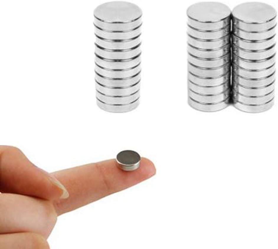 Qiuyan 30pcs Strong Small Mini Round Refrigerator Office Magnets for Fridge, Whiteboard, Dry Erase Board in Home, Kitchen, Office and School