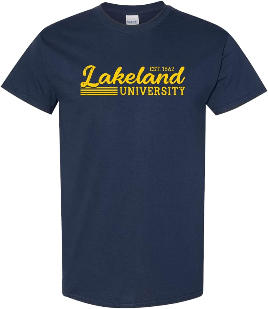 Vintage Lakeland University Unisex Short Sleeve T-Shirt - Lakeland Muskies Apparel