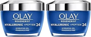 Olay Regenerist Hyaluronic + Peptide 24 Gel Face Moisturizer, Fragrance-Free (1.7 oz., 2 pk.)
