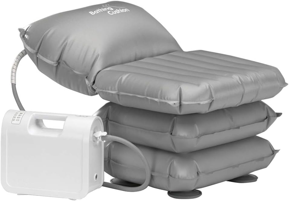 NRS Healthcare Inflating Mangar Bathing Cushion M18217 - Lift and Lower into Bath(Eligible for VAT relief in the UK)