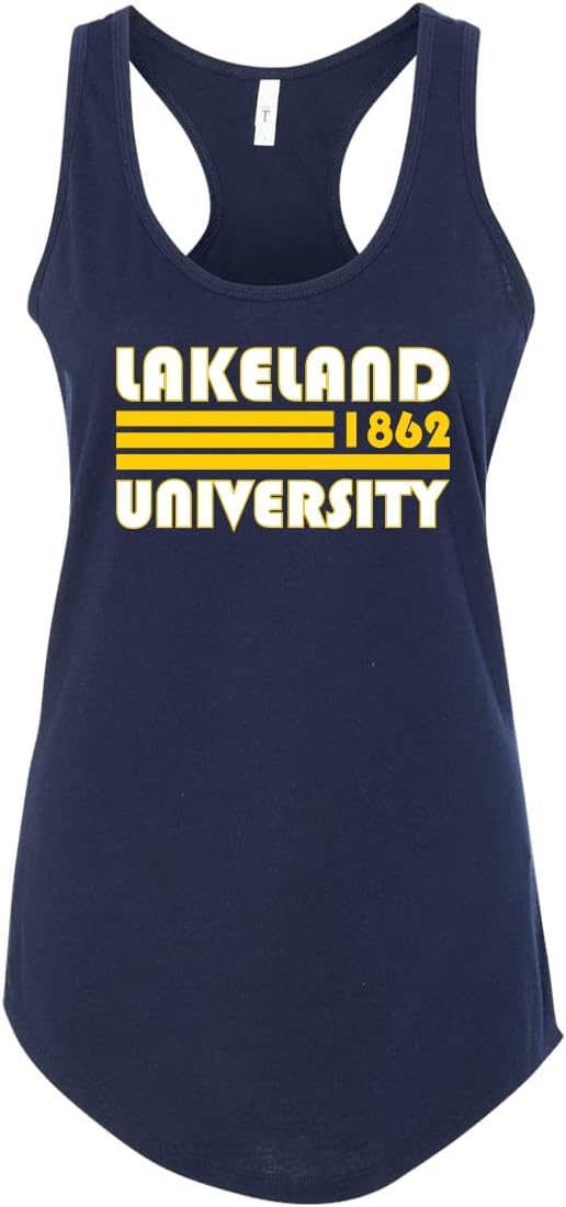 Retro Lakeland University Ladies' Tank Top - Lakeland Muskies Apparel