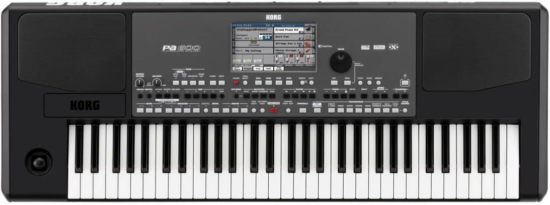 Korg PA600 61-Key Professional Arranger with Color Touchview Display