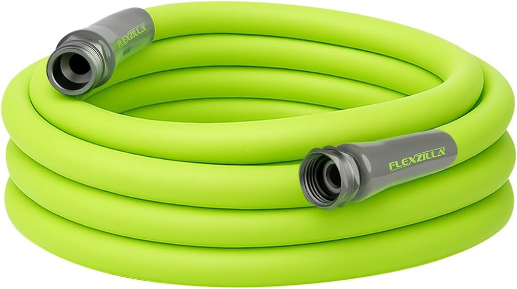 Flexzilla Garden Hose 5/8 in. x 25 ft., Lightweight All-Weather Water Hose, Durable and Flexible, Leak-Free Connections