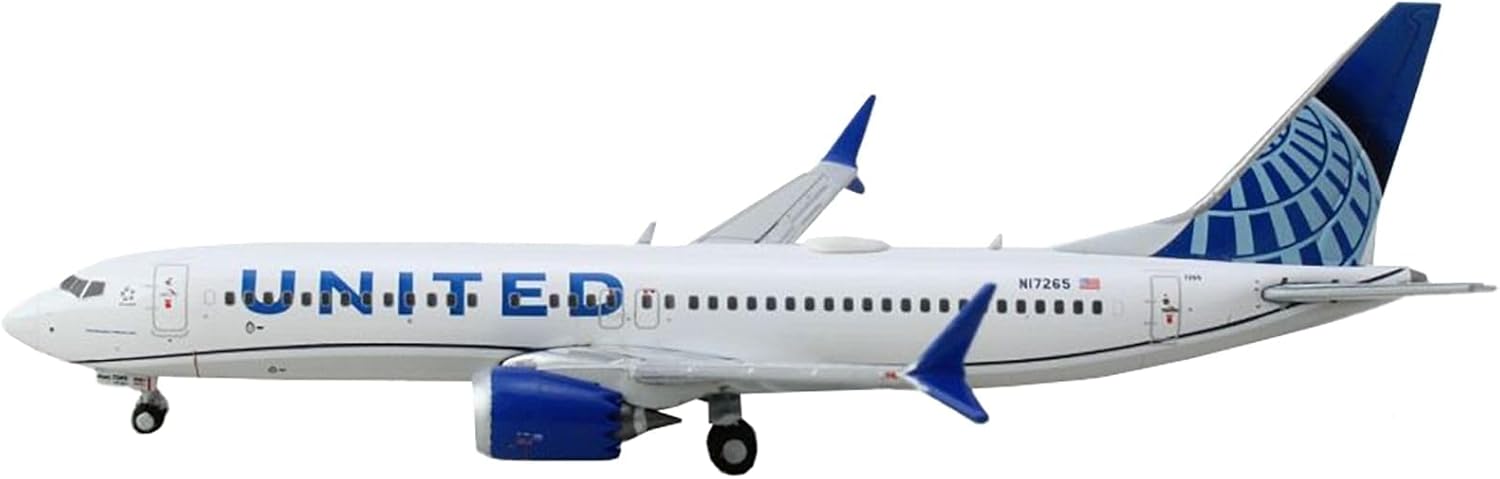 GeminiJets GJUAL2225 United Airlines Boeing 737 MAX 8 N17265; Scale 1:400
