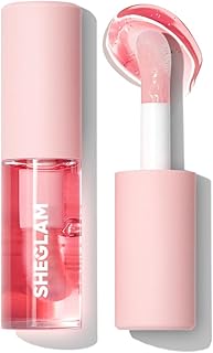 SHEGLAM Jelly Wow Hydrating Non-Sticky Lip Oil Moisturizing Plumping Lip Gloss - Berry Involved
