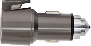 Smith & Wesson Vehicle Escape Tool with Glass Break, Strap Cutter, USB Charging Ports and Compact Design for Emergency, Charging and Survival