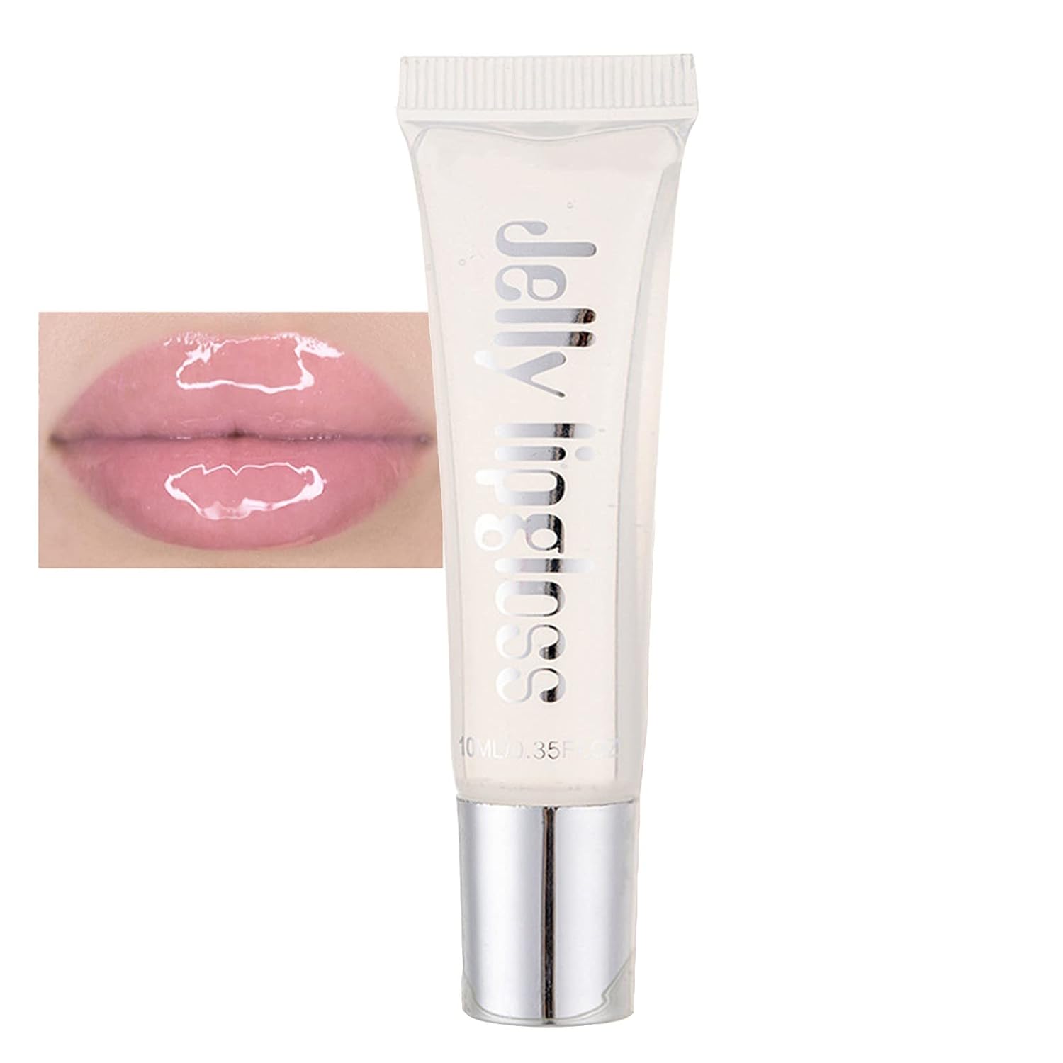 Hydrating Lip Gloss - Plumping Lip Gloss - Waterproof & Long Lasting Glossy Lip Gloss - Non-Sticky Shiny Lightening Lip Gloss - Moisturizing Juicy Lip Gloss for Woman (Clear)