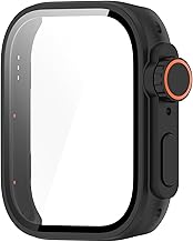 Screen Protector Compatible with Huawei Watch Fit 3 Cases (Not for Watch Fit/Fit2) Case Scratched Screen Protectors Intended for Huawei Watch Fit3 (Black)