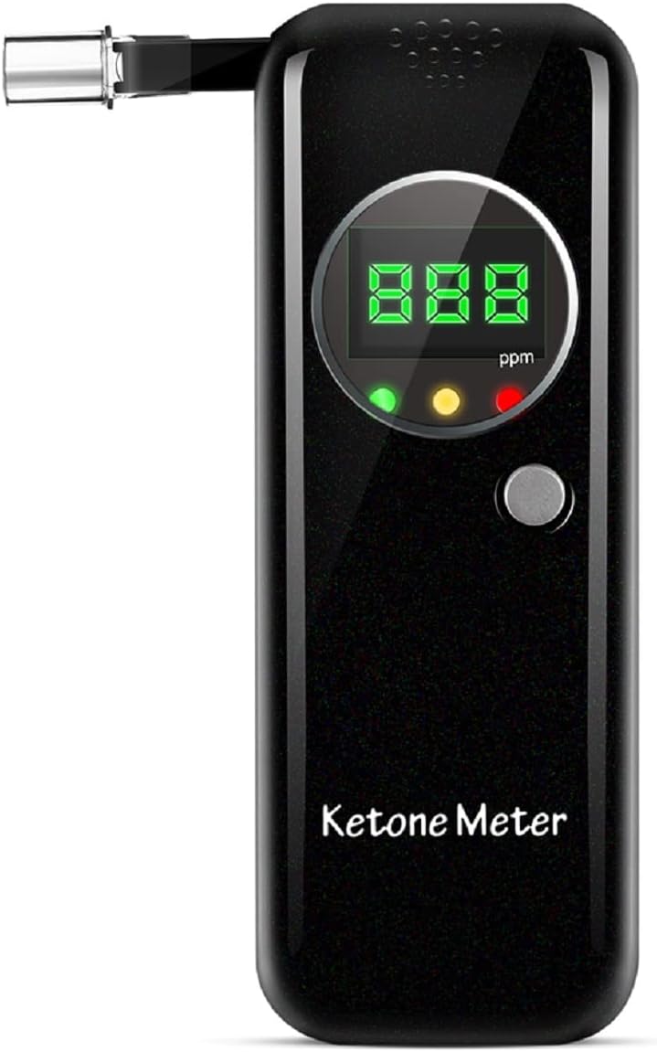 Ketone Breath Tester, Accurate Ketosis Analyzer for Ketosis Breathalyzer with 10 Mouthpieces
