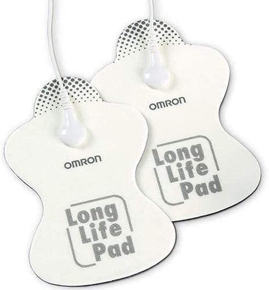 OMRON TENS Machine Long Life Replacement Pads - Reusable TENS Machine Pads and TENS Pads for Professional Healthcare Use - Universal Fit (One Size)