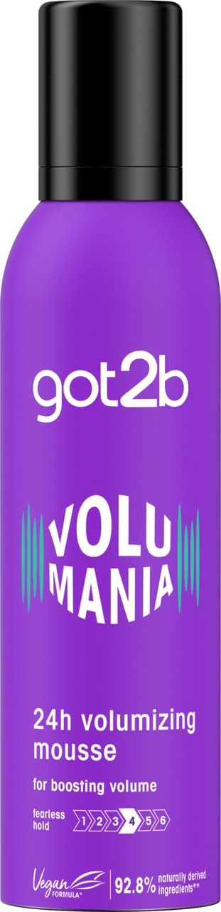 Got 2B Volumaniac Bodifying Hair Mousse, 8 Oz (Pack of 1)