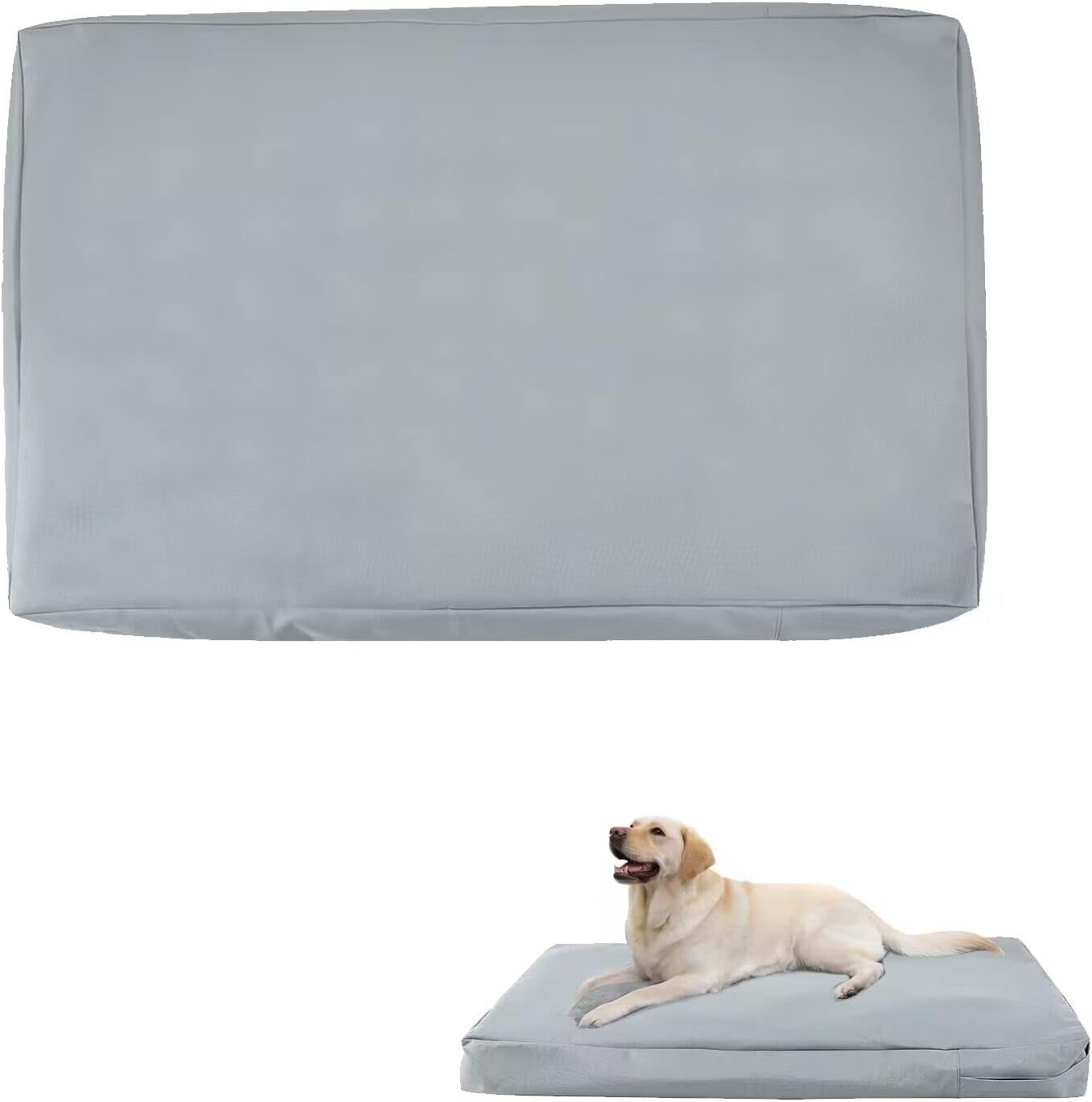 Dog Bed Cover,Waterproof Dog Crate Mattress Cover,Removable & Washable Bed Covers for Dogs,Zippered Dog Crate Bed Cover,Pets Cat Mat Cushion Beds Protector Cover (Dog Bed Covers Only)