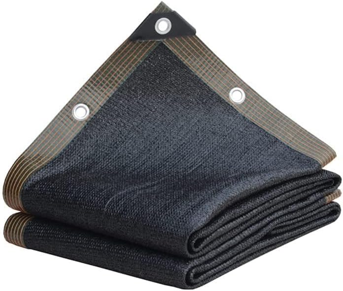 YIHANGG Mesh Tarp 90% UV-Resistant Balcony Privacy Screen Outdoor Shade Screen Windbreak Net Fence Sunshade Greenhouse Covers Sunblock Shade Clot,4x6M