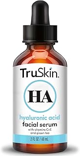 TruSkin Hyaluronic Acid Serum for Face + 7 Ultra Hydrating Ingredients – Best Face Serum for Moisturizing, Plumping Skin & Smoothing the Look of Fine Lines, 2 fl oz