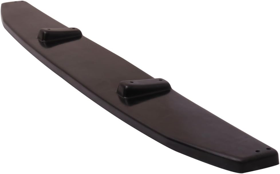 Rear Bumper Splitter Compatible with 2013-2014 Ford Mustang V6 V8, Unpainted Black PU Center Diffuser Back Bumper Spoiler Bodykit by IKON MOTORSPORTS