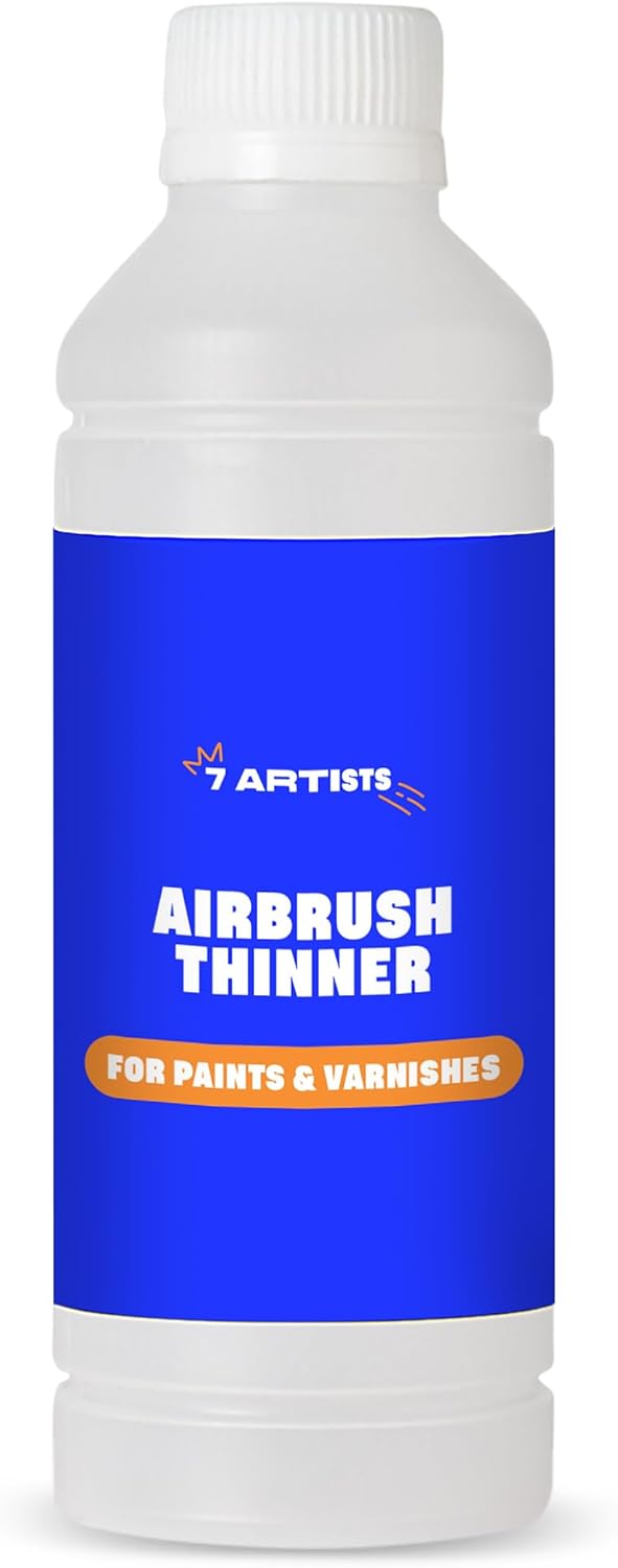 7 Artists Airbrush Thinner 250 ml for Acrylics | Paint Medium | Air Brush Acrylic Paint Thinners