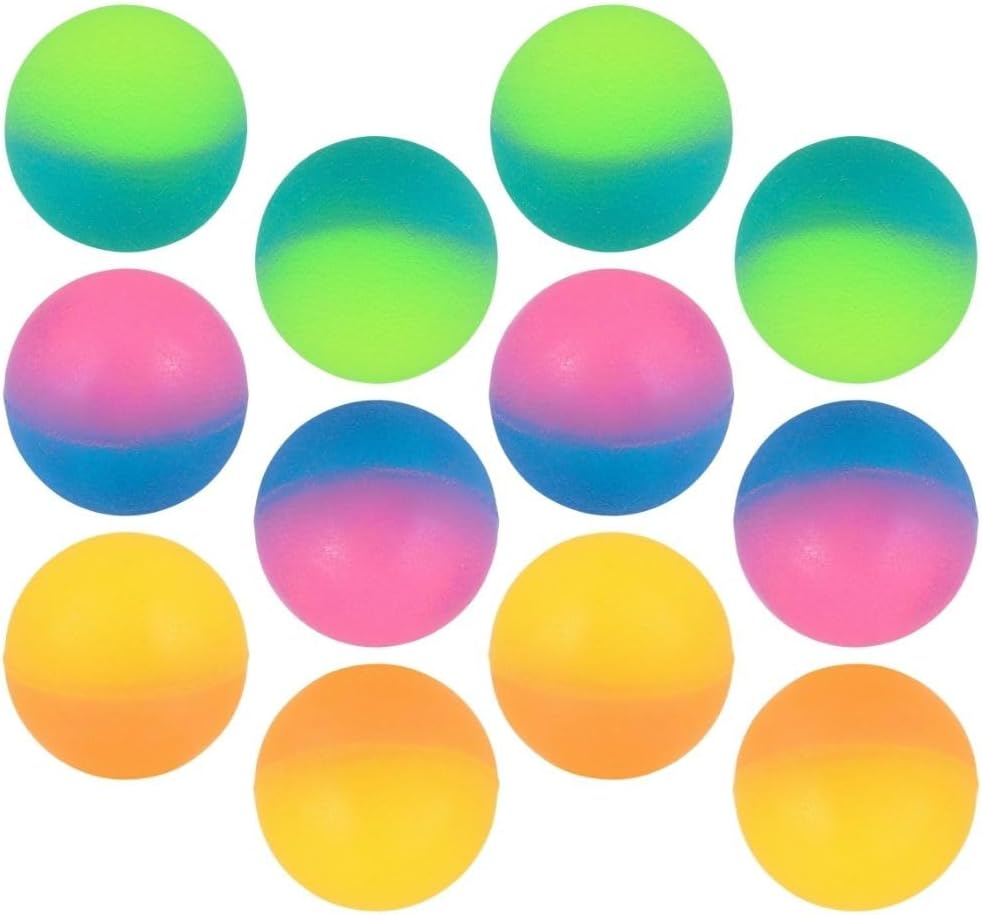 Rhode Island Novelty 38mm 1.5 Inch ICY Bounce Balls, One Dozen