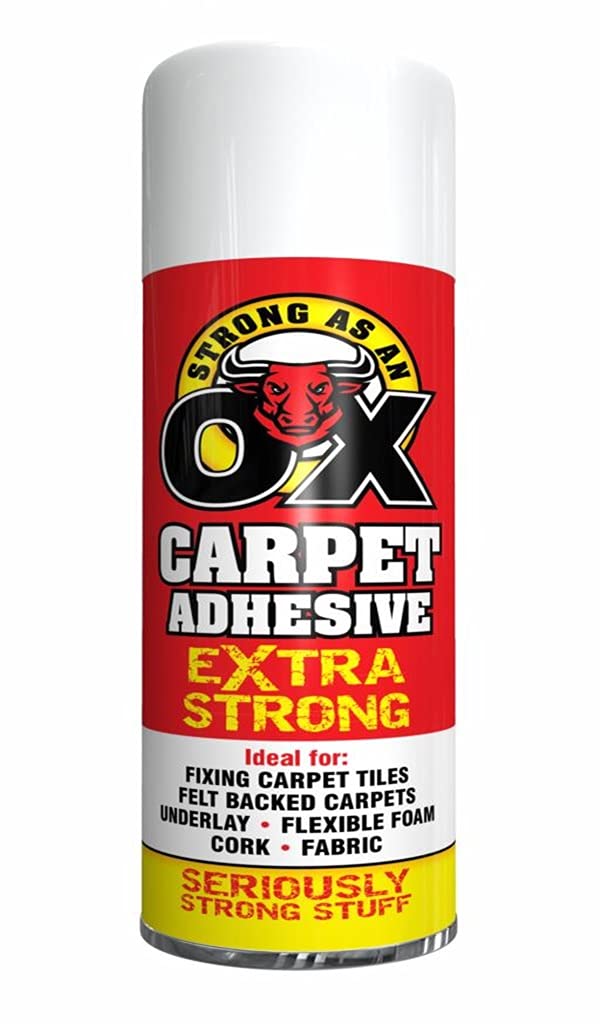 SAAO Heavy Duty Extra Strong as an OX Spray Adhesive Glue for Foam Carpet Vinyl Cardboard foil Card Paper Leather Craft Fabric & Man More - 500ml (1)
