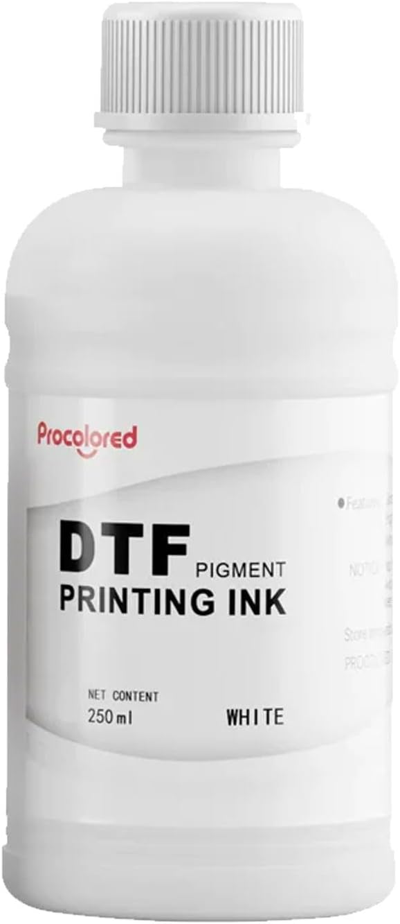 Procolored Dtf Ink Refill For L1800 R1390 L800 XP600 Dtf Transfer Printer(500ml White)