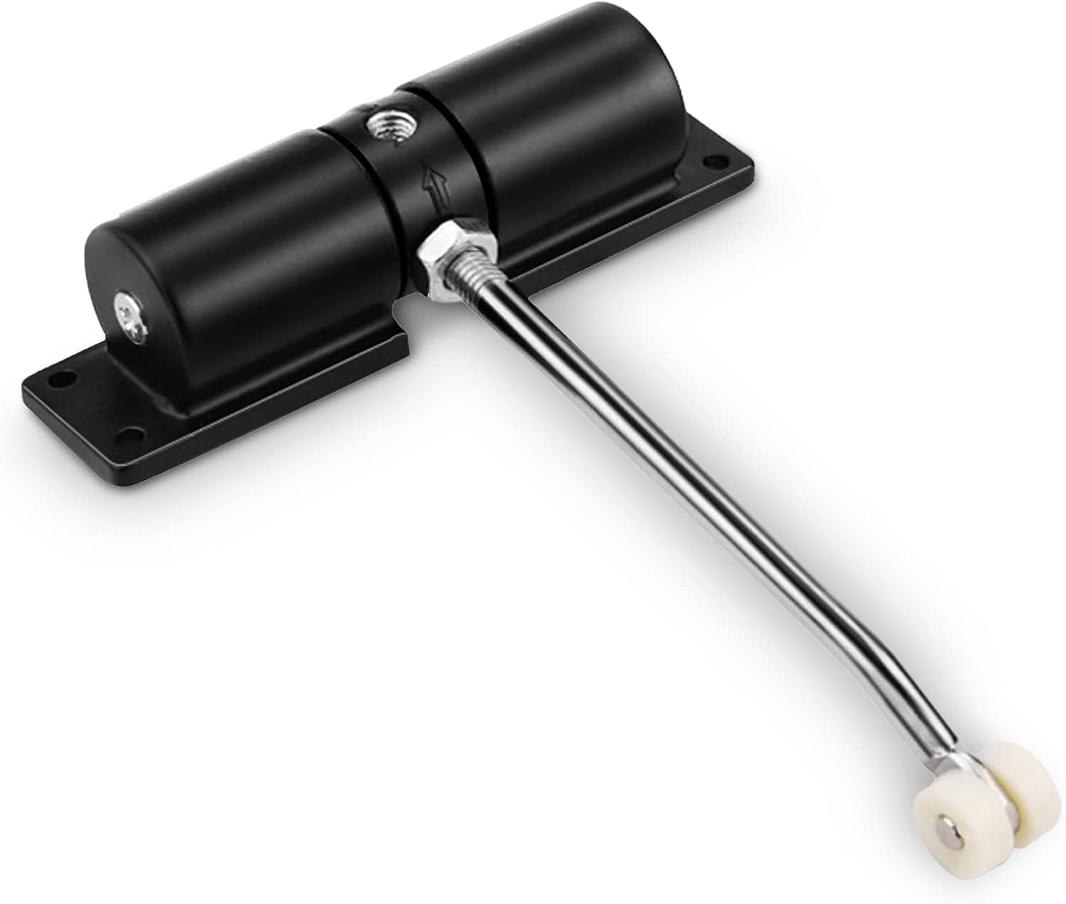 Hydraulic Spring Door Closer,Gate Spring Closer,Automatic Aluminum Alloy Adjustable Fire Rated Door Stopper for Interior,Metal,Wooden,Civil,Commercial Doors,Adjustable Quiet,Safe Storm Easy to Install