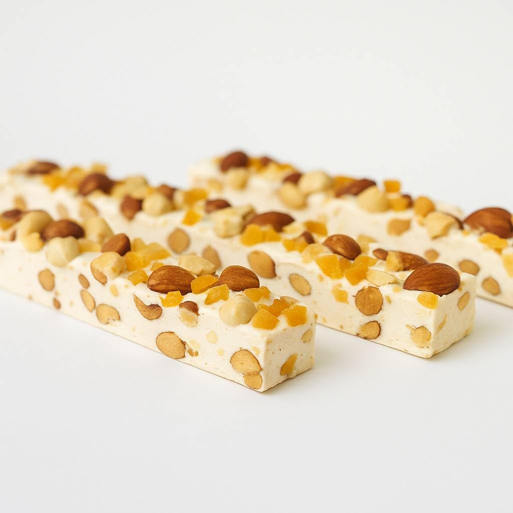 Andy Anand Orange Peel Soft Brittle, Nougat, Turron From Spain rich With Wildflower Honey. Taste In Every Bite, Made in Europe, Slowly Savor For An Amazing Experience Creamy Feel, Gluten Free 7 Oz
