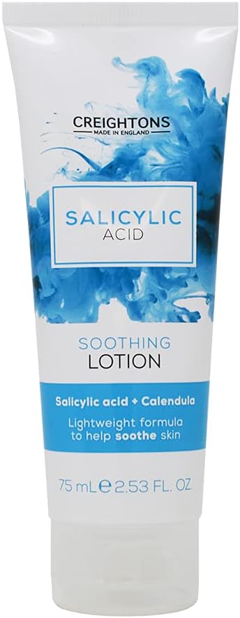 Creightons Salicylic Acid Soothing Lotion (75ml) - With salicylic acid & calendula, a moisturising, lightweight lotion to help soothe and care for angry, blemish-prone skin