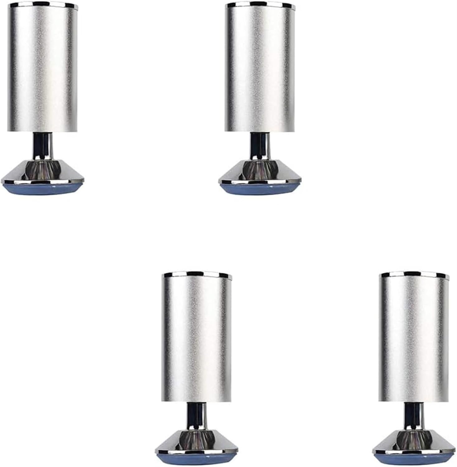 Furniture Leg,Cabinet Legs Frosted Silver Furniture Legs Adjustable Kitchen Cabinet Leg Sofa Support Foot No Fading Easy to Clean Durable 4 Pieces(400mm)