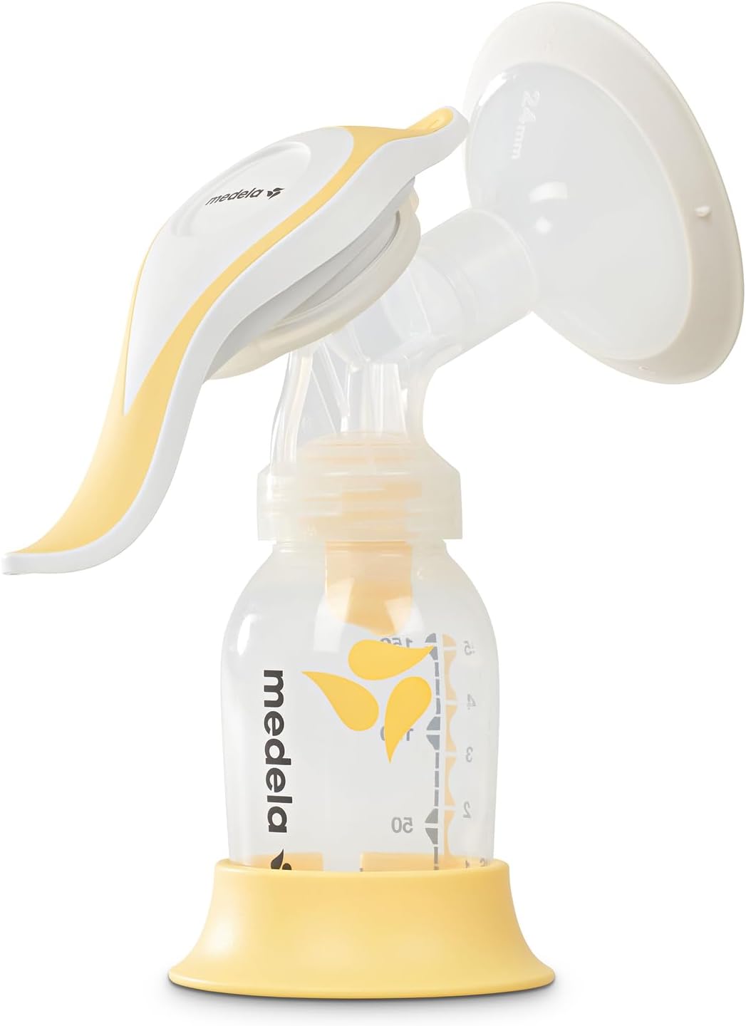 Medela Harmony Manual Breast Pump, Compact Swiss Design with PersonaFit Flex Shields and Medela's 2-Phase Expression Technology