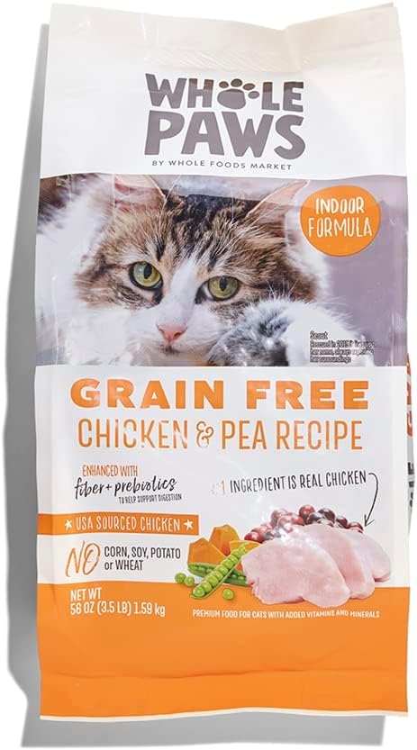 Whole Paws, Indoor Cat Grain Free Chicken Recipe, 56 Ounce