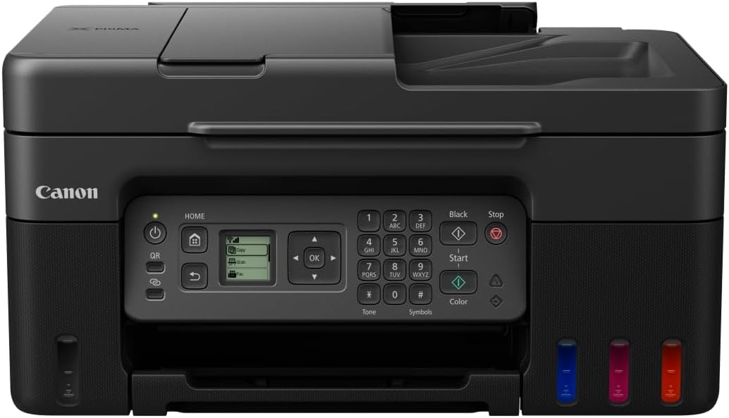 Canon PIXMA G4570 Series - All-in-One MegaTank Printers, Copier, Scanner and Fax for Home Use | Wireless Smartphone Connectivity | Canon Printer Home Printers