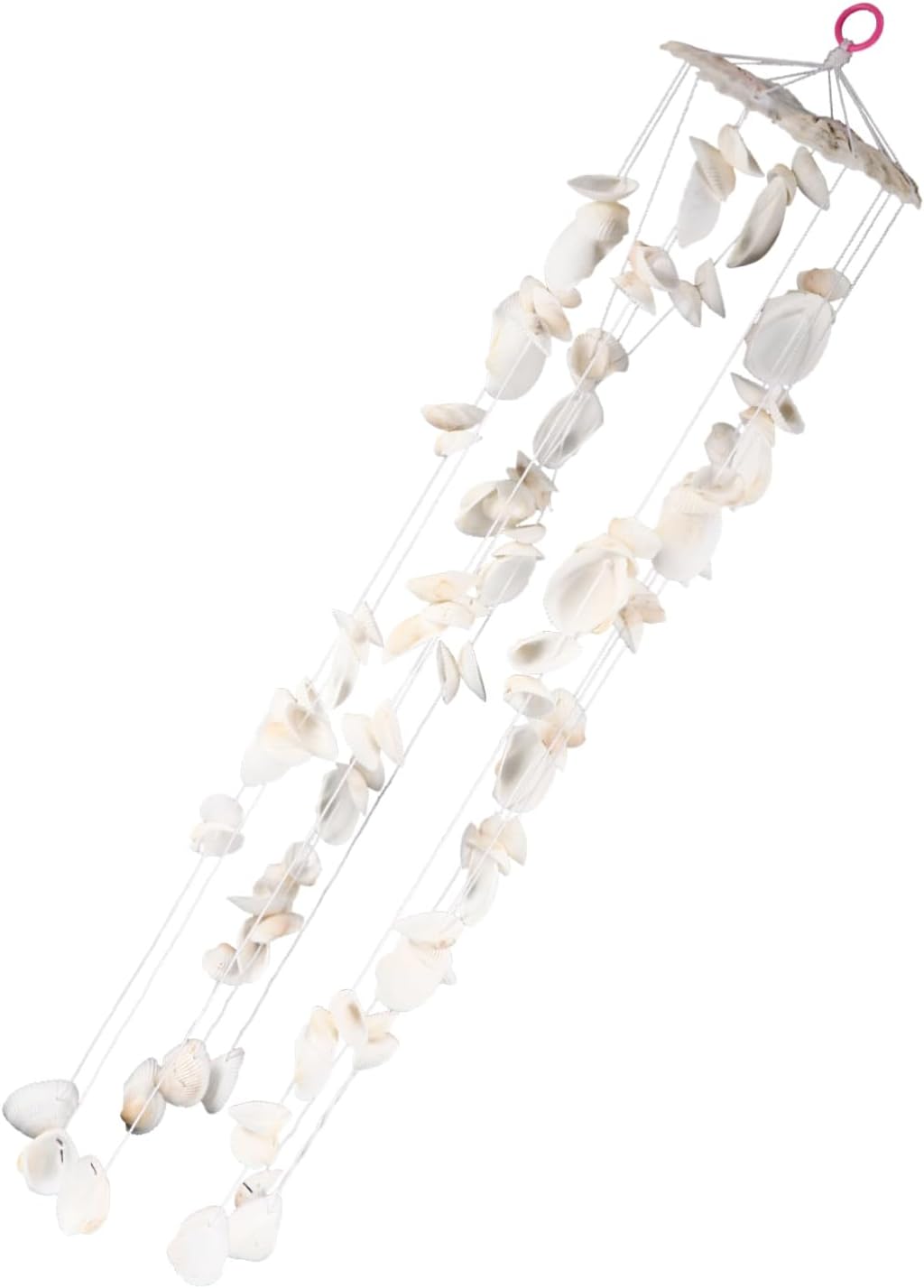 HYTROVE Seashell Wind Chime Natural Hanging Ornament for Home Elegant Design for Door and Window Melodious Sound Adornment