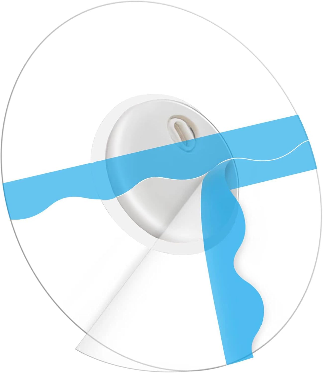 Freestyle Sensor Cover for Libre 3 Waterproof Transparent Adhesive Patches for Libre 3 CGM Film Tape Hypoallergenic & Latex-Free 14 Days Long Stay Without Glue in The Center, 55Pack