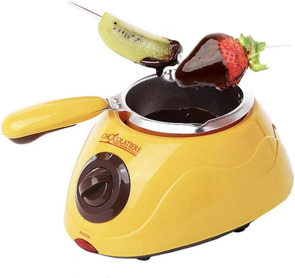 Groust Chocolate Fondue Set, Chocolate Melter, Many Accessories, Electric Praline Melting Pot Melter Machine, Nice Practical Kitchen Tool with Mini DIY Mould Set, Chocolate Melting Pot